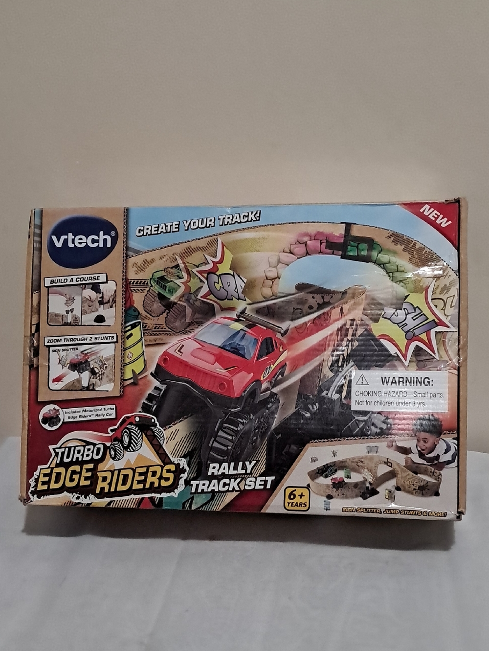 VTech Turbo Edge Riders Rally Track Set - Red Monster Truck